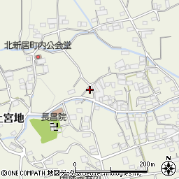 山梨県南アルプス市上宮地1160-6周辺の地図