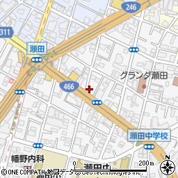 横須賀建具店周辺の地図