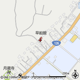 千葉県山武市早船周辺の地図