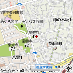 東京都目黒区柿の木坂1丁目32-20周辺の地図