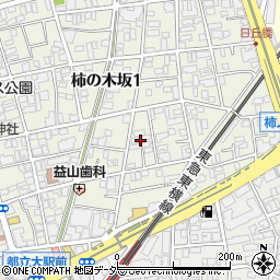 東京都目黒区柿の木坂1丁目15周辺の地図