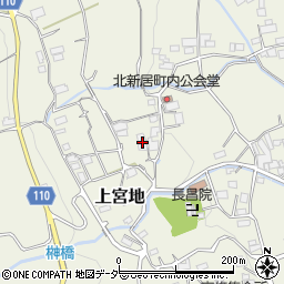 山梨県南アルプス市上宮地1326周辺の地図