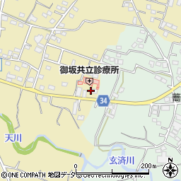 御坂八代訪問看護ステーションたんぽぽ周辺の地図