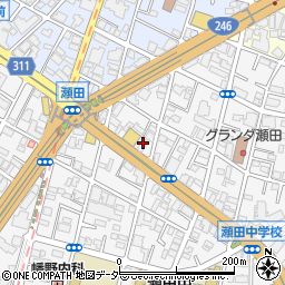 釜寅　駒沢店周辺の地図