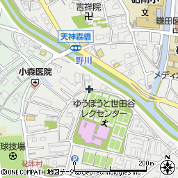東京都世田谷区鎌田2丁目25周辺の地図