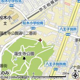 蓮生寺公園トイレ１周辺の地図