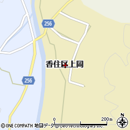 兵庫県美方郡香美町香住区上岡周辺の地図