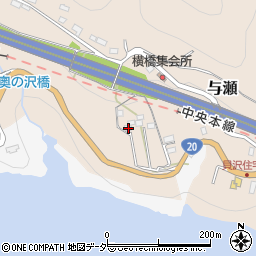 神奈川県相模原市緑区与瀬1638周辺の地図