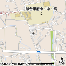 山梨県甲府市上今井町1305周辺の地図