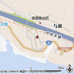 神奈川県相模原市緑区与瀬1640周辺の地図