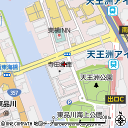 寺田倉庫　Ｇ３－６Ｆ周辺の地図