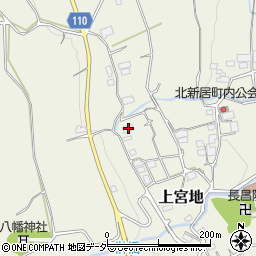 山梨県南アルプス市上宮地1292周辺の地図