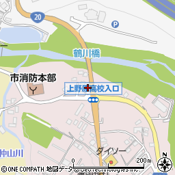 ａｐｏｌｌｏｓｔａｔｉｏｎセルフ上野原西ＳＳ周辺の地図