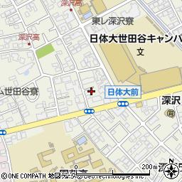 東京都世田谷区深沢周辺の地図