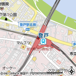 箱根そば 登戸店周辺の地図
