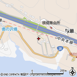 神奈川県相模原市緑区与瀬1636周辺の地図