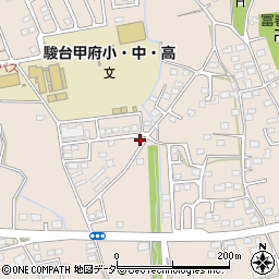 山梨県甲府市上今井町1350周辺の地図
