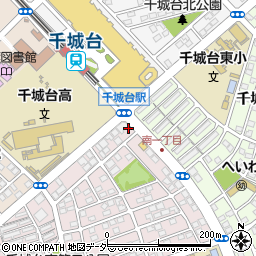 ナビパーク千城台南第１駐車場周辺の地図