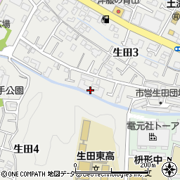 サンクタス生田周辺の地図