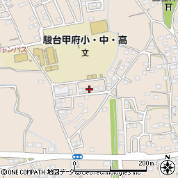 山梨県甲府市上今井町1286周辺の地図