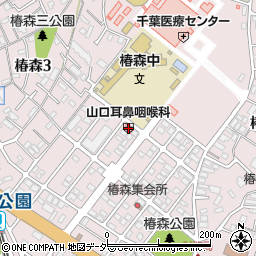 山口耳鼻咽喉科周辺の地図