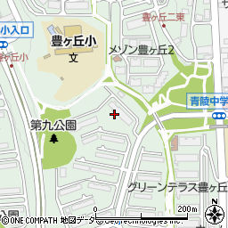 東京都多摩市豊ケ丘周辺の地図