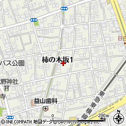 東京都目黒区柿の木坂1丁目19周辺の地図