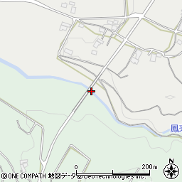 鳳来沢橋周辺の地図