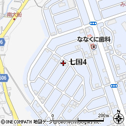 東京都八王子市七国4丁目周辺の地図