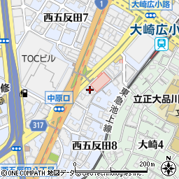 昭和建物管理株式会社　東京支社周辺の地図