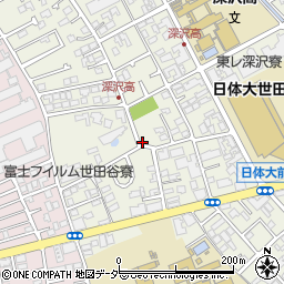東京都世田谷区深沢7丁目周辺の地図