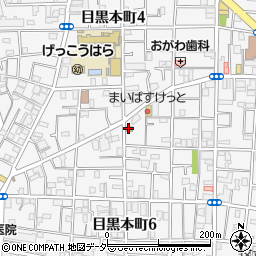 目黒本町郵便局 ＡＴＭ周辺の地図