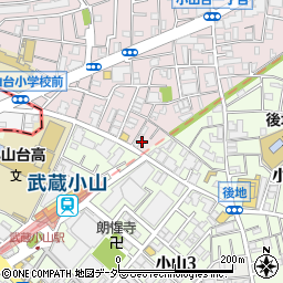 寿司とMAS 武蔵小山周辺の地図