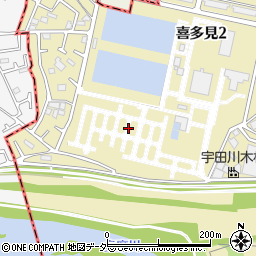 東京都世田谷区喜多見2丁目周辺の地図