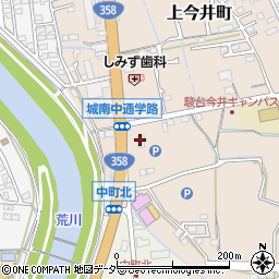 ローソン甲府上今井町南店周辺の地図