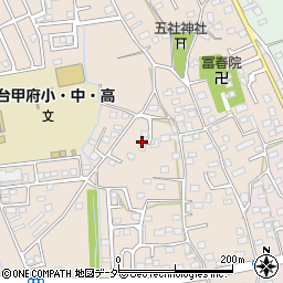 山梨県甲府市上今井町1389周辺の地図