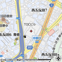 東京都品川区西五反田7丁目周辺の地図
