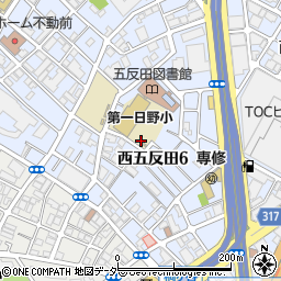 東京都品川区西五反田6丁目周辺の地図