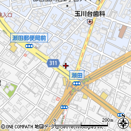 瀬田・野本内科医院周辺の地図