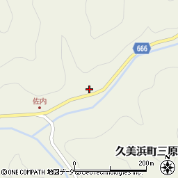 京都府京丹後市久美浜町三原376周辺の地図