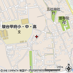 山梨県甲府市上今井町1368周辺の地図