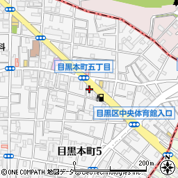 東京都目黒区目黒本町5丁目16周辺の地図