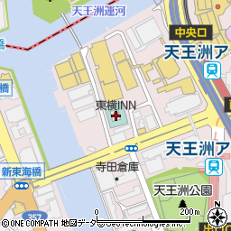 東横ＩＮＮ品川駅港南口天王洲アイル周辺の地図
