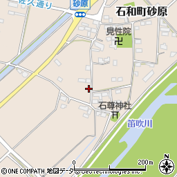 山梨県笛吹市石和町砂原143周辺の地図