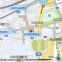 ゆうちょ銀行多摩店周辺の地図