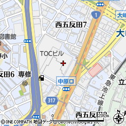 みのはん　五反田店周辺の地図