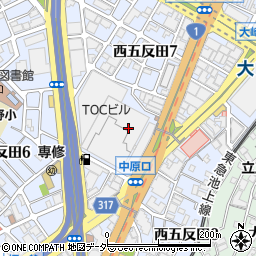 エクセルシオール カフェ 五反田TOC店周辺の地図