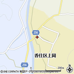 兵庫県美方郡香美町香住区上岡92周辺の地図
