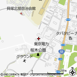 桜木南公園周辺の地図