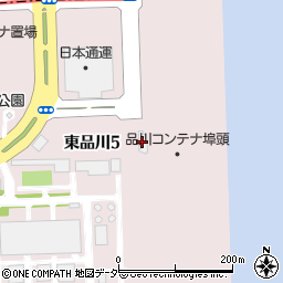 品川コンテナセンター周辺の地図
